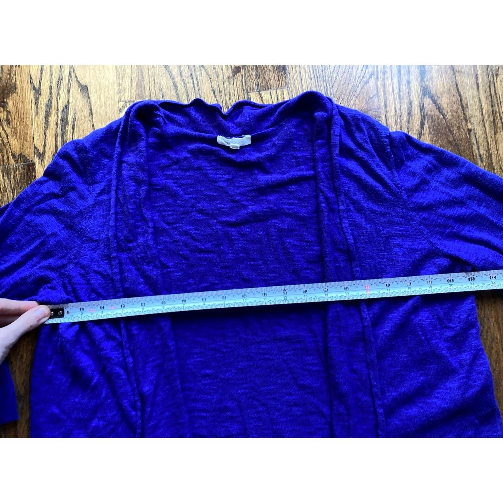 Eileen Fisher Eileen Fisher Sweater Womens XL Purple Cardigan Size Open Front Linen Cotton Drapey Size XL / US 12-14 / IT 48-50 - 6 Thumbnail