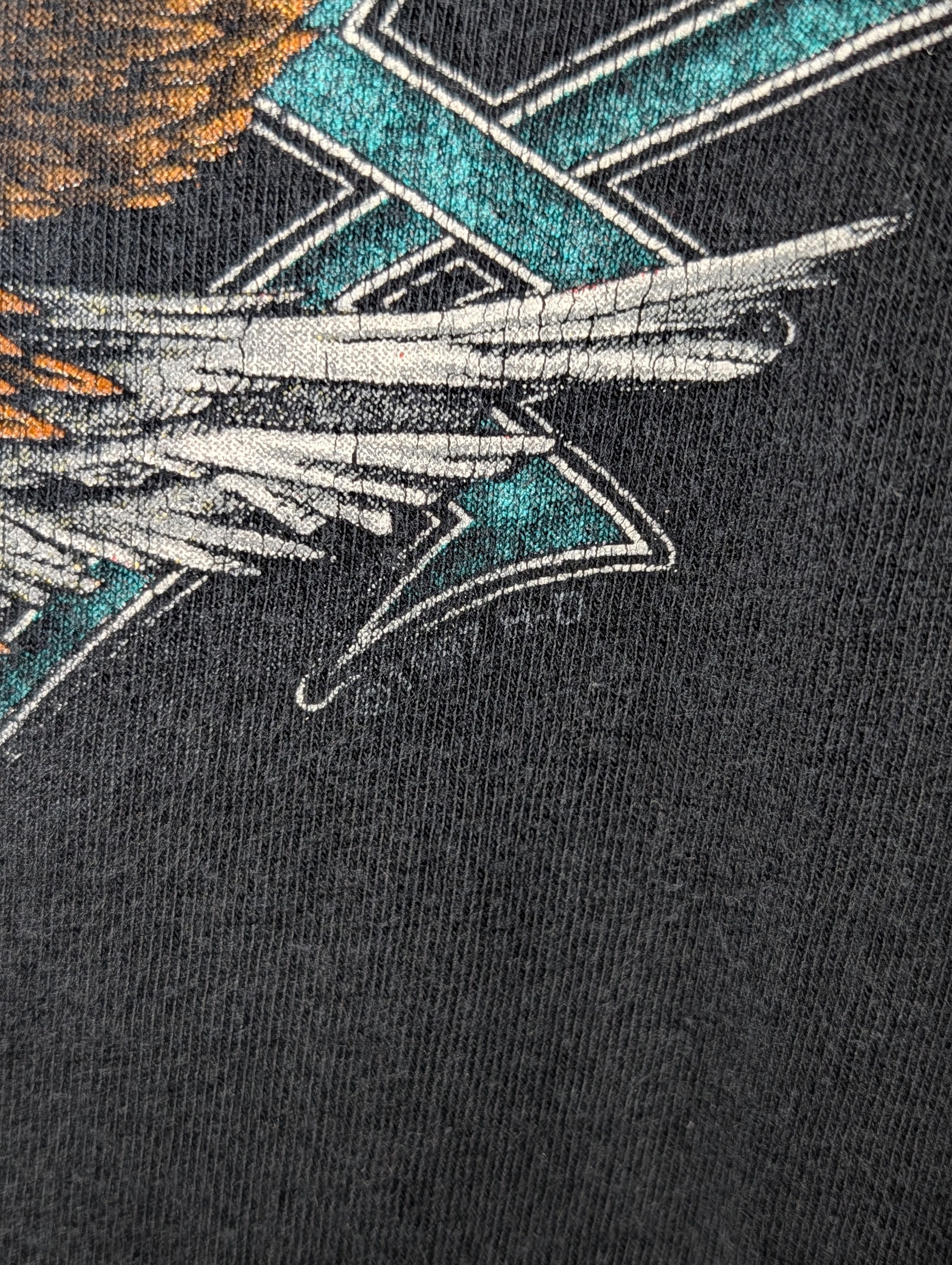 Harley Davidson Vintage 1997 Harley Davidson Eagle Graphic Florida T-Shirt Size US L / EU 52-54 / 3 - 3 Thumbnail