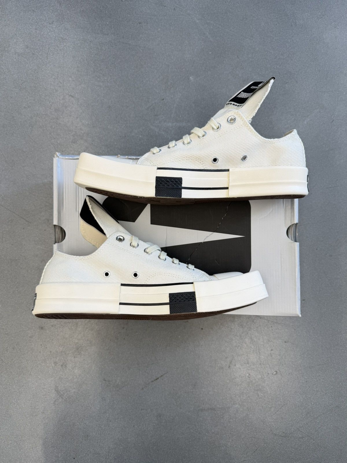 Converse × Rick Owens Drkshdw Converse TURBODRK Chuck Taylor All Star Rick Owens DRKSHDW Size US 8 / EU 41 - 2 Thumbnail