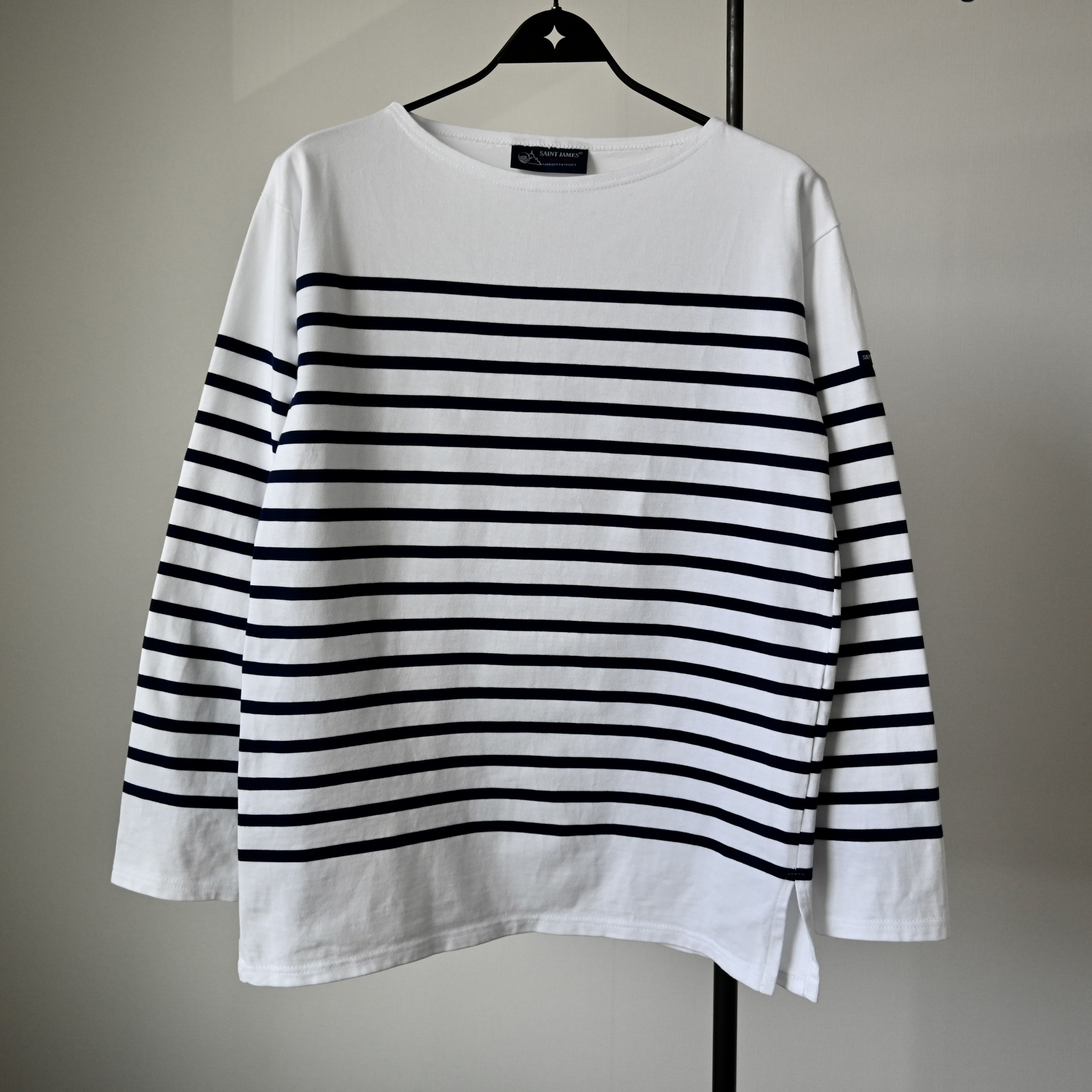 Saint James SAINT JAMES "NAVAL" authentic sailor shirt, 5/ML Size US M / EU 48-50 / 2 - 2 Thumbnail