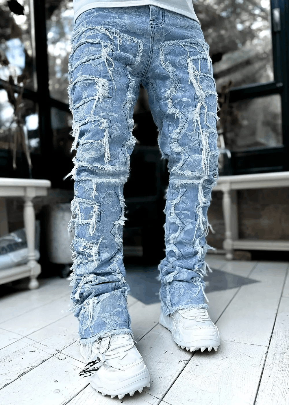 Japanese Brand × Jean × Vintage Streetwise Stretch Pants Jeans Size US 30 / EU 46 - 2 Thumbnail