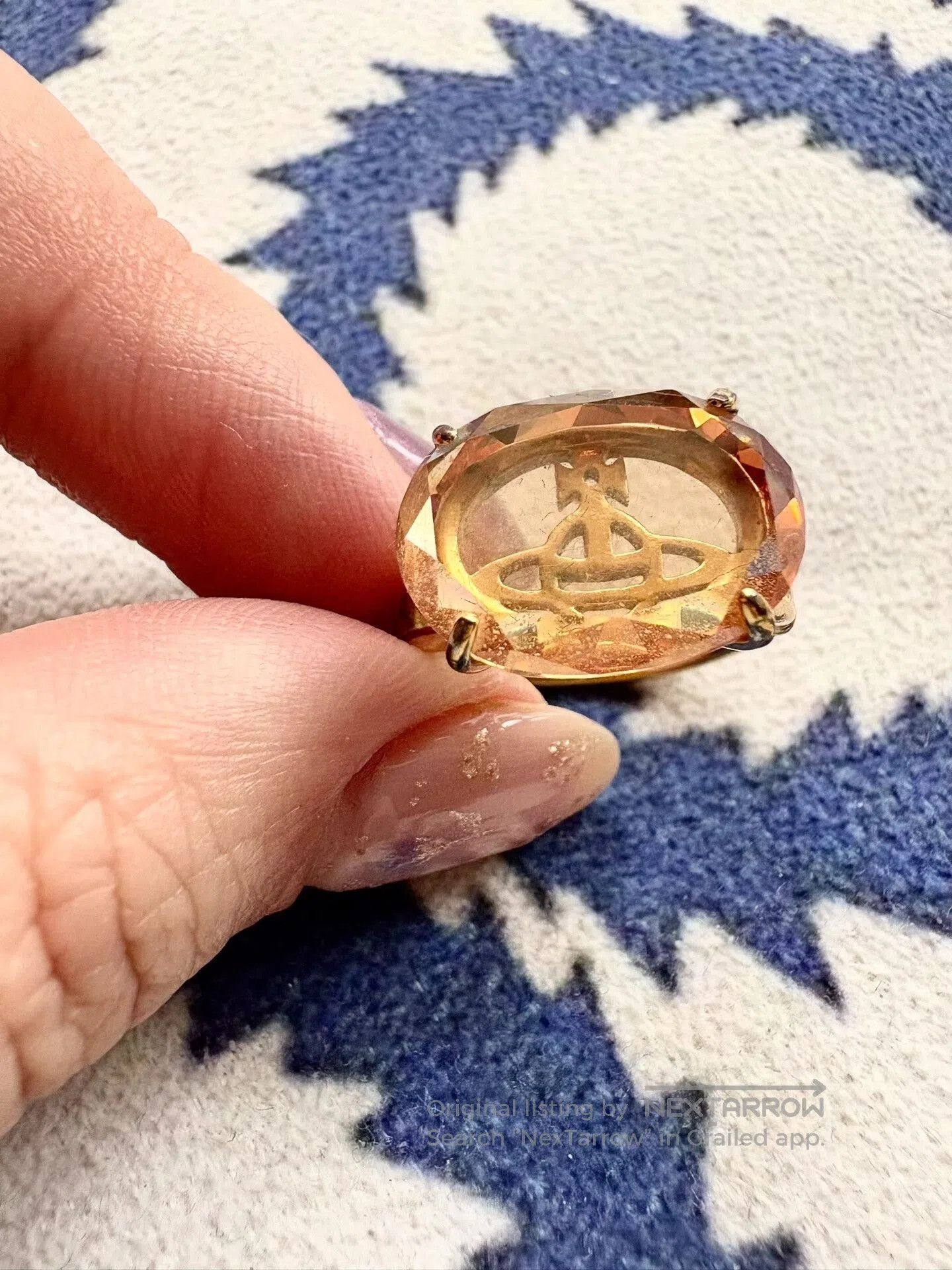 Vivienne Westwood Vivienne Westwood Vintage Yellow Saturn Ring. Size ONE SIZE - 3 Thumbnail