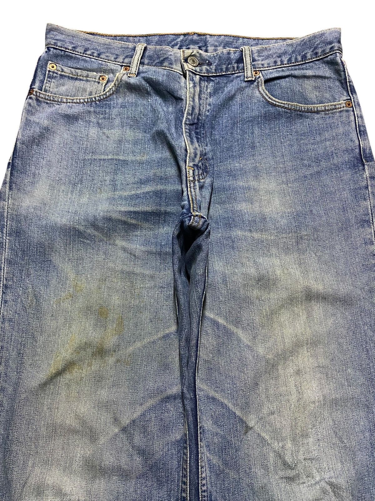 Levi's Vintage Levis 533 Rusty Ripped Baggy Jeans Size US 34 / EU 50 - 3 Thumbnail