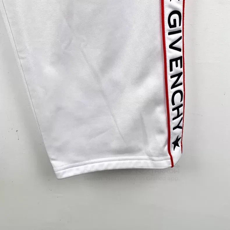Givenchy Givenchy White Side Logo Cotton Casual Athletic Long Pants Size US 38 / EU 54 - 5 Thumbnail