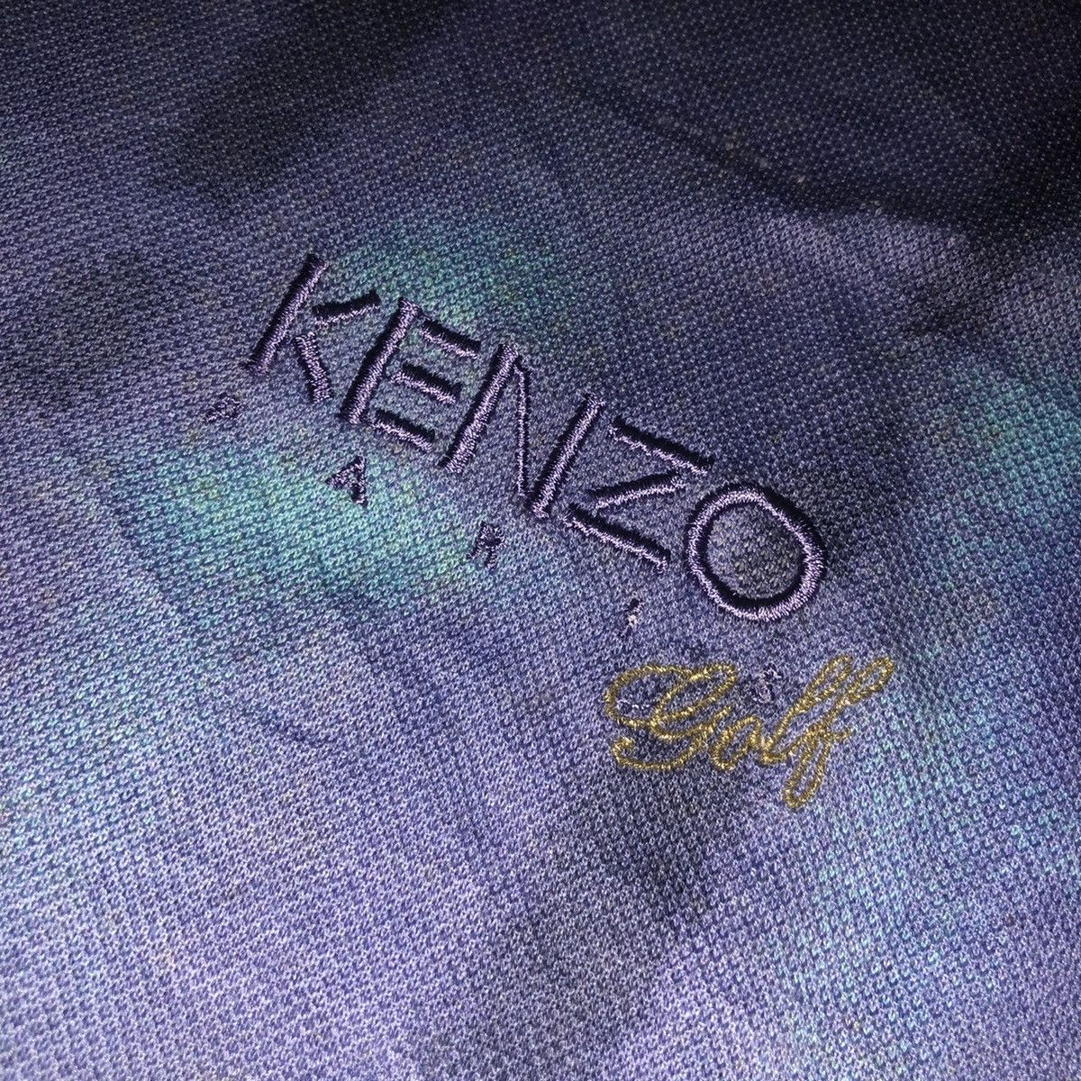 Kenzo × Vintage Vintage Kenzo Golf Long Sleeve Polo Shirt Size US S / EU 44-46 / 1 - 17 Thumbnail