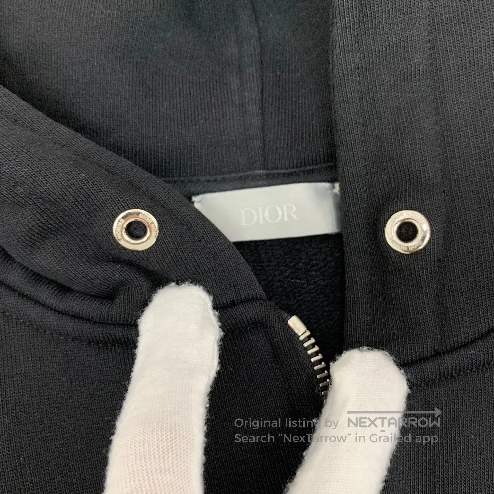 Dior Dior Black Bee Printed Cotton Hooded Zipper Long Sleeve Sw Size US S / EU 44-46 / 1 - 9 Thumbnail