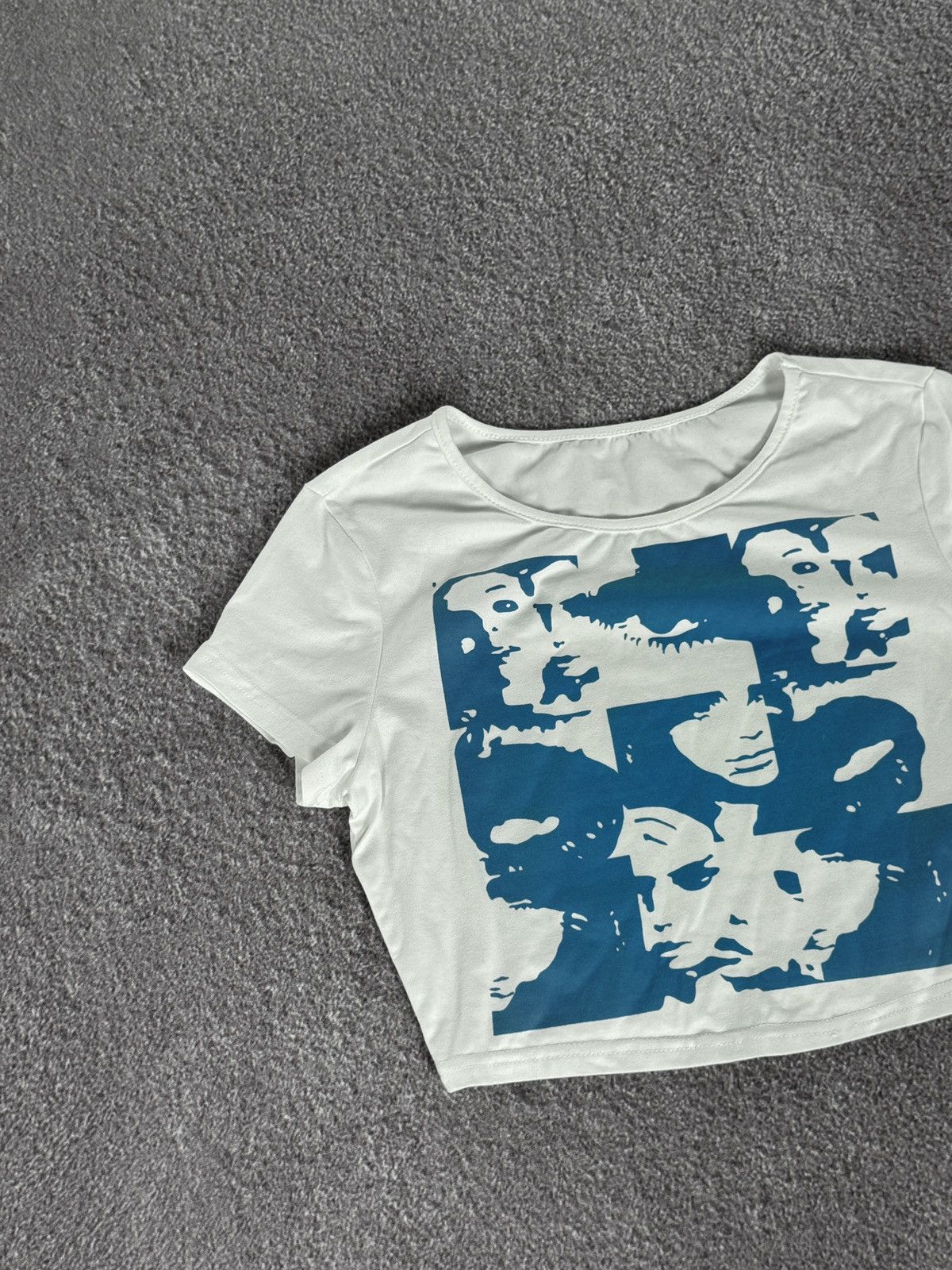 Hysteric Glamour Y2K Hysteric Glamour Style Sexy Girl Graphic Print Crop Top Size S / US 4 / IT 40 - 4 Thumbnail