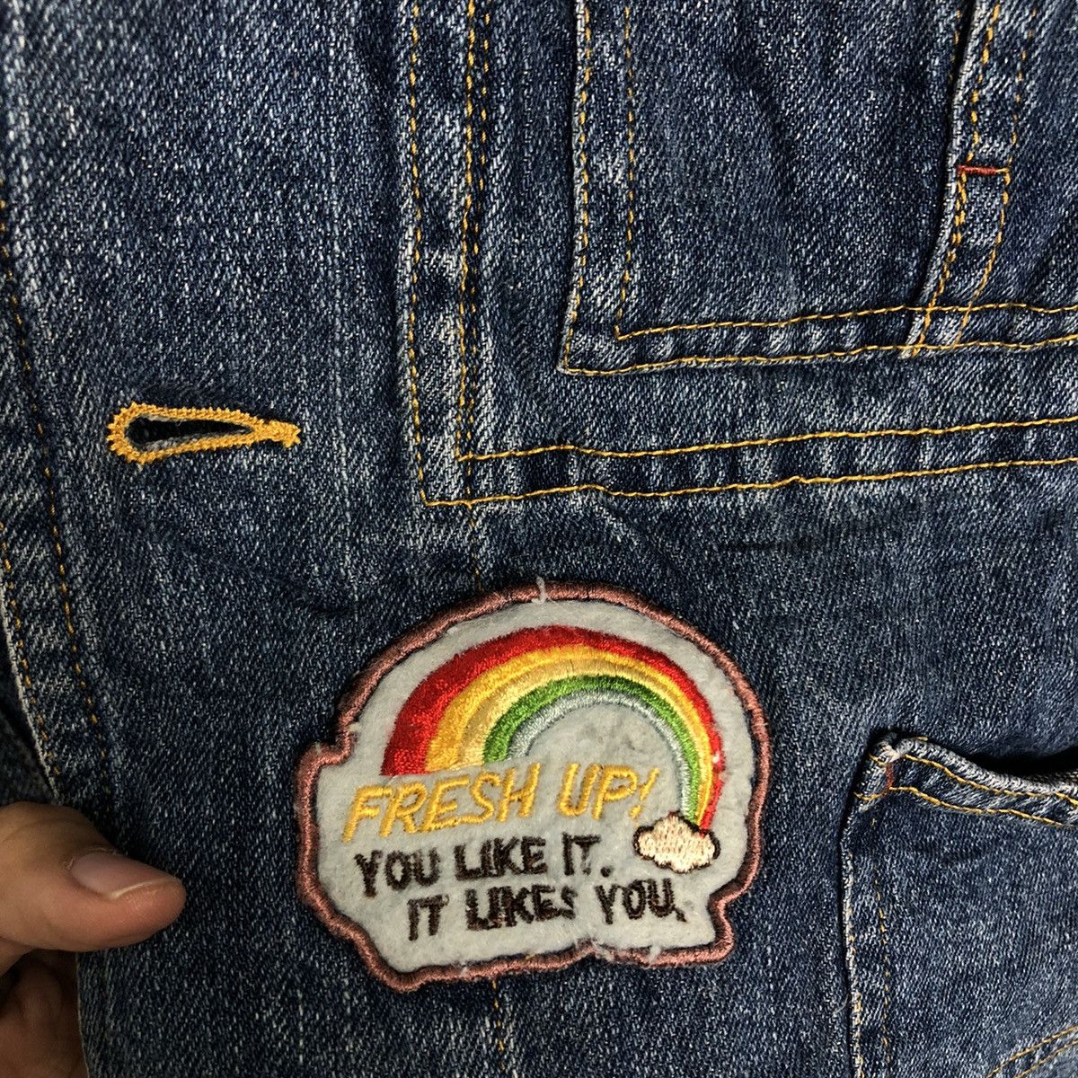 Hysteric Glamour 🔥Rare Denim Chore Work Jacket Full Patches Japan Size US M / EU 48-50 / 2 - 15 Thumbnail
