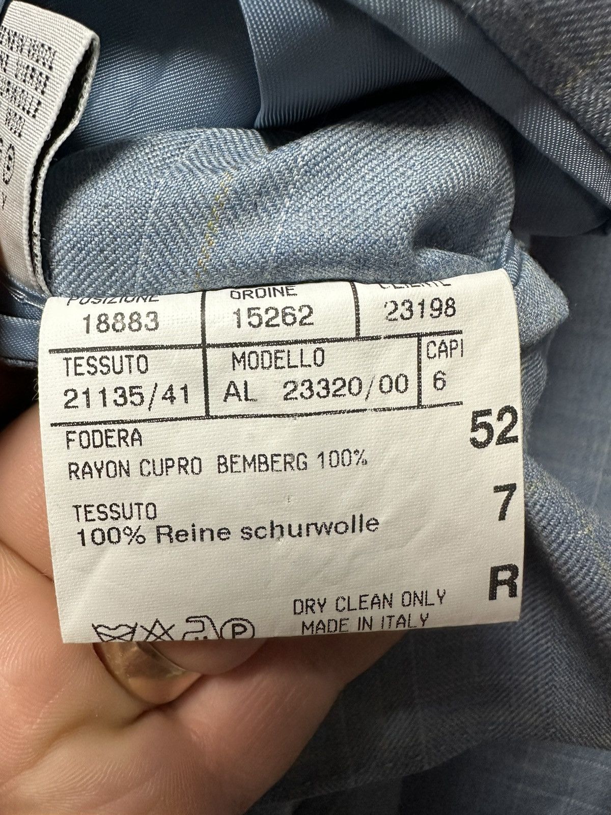 Canali Canali Made in Italy Wool Blazer Luxury Rare Size L/XL Size 52R - 6 Thumbnail