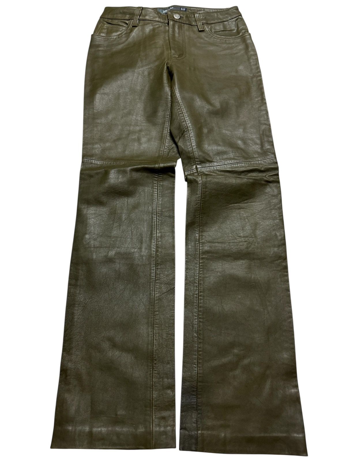 Gap 💥VINTAGE 2000s GAP BOOTCUT LEATHER KANYE WEST Size US 26 / EU 42 - 1 Thumbnail