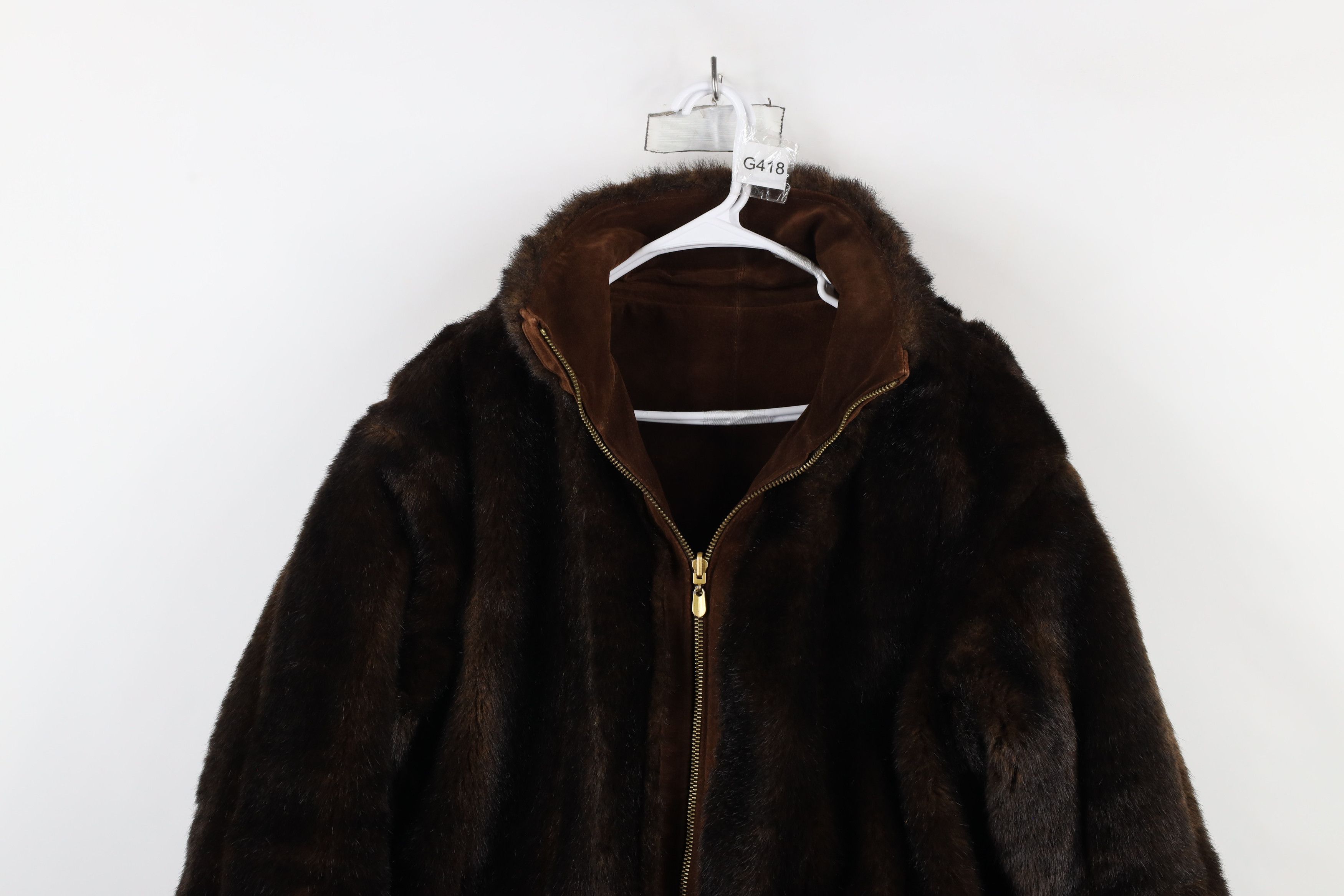 Vintage Vintage 90s Streetwear Reversible Faux Fur Pennylane Jacket Size L / US 10 / IT 46 - 13 Thumbnail