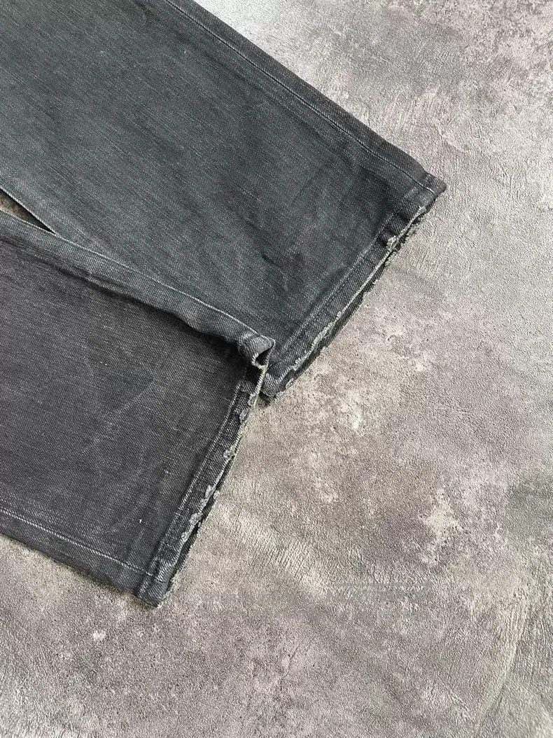 Saint Laurent Paris Saint Laurent Paris Black and Grey Faded Patch Destroyed D Size US 33 - 6 Thumbnail