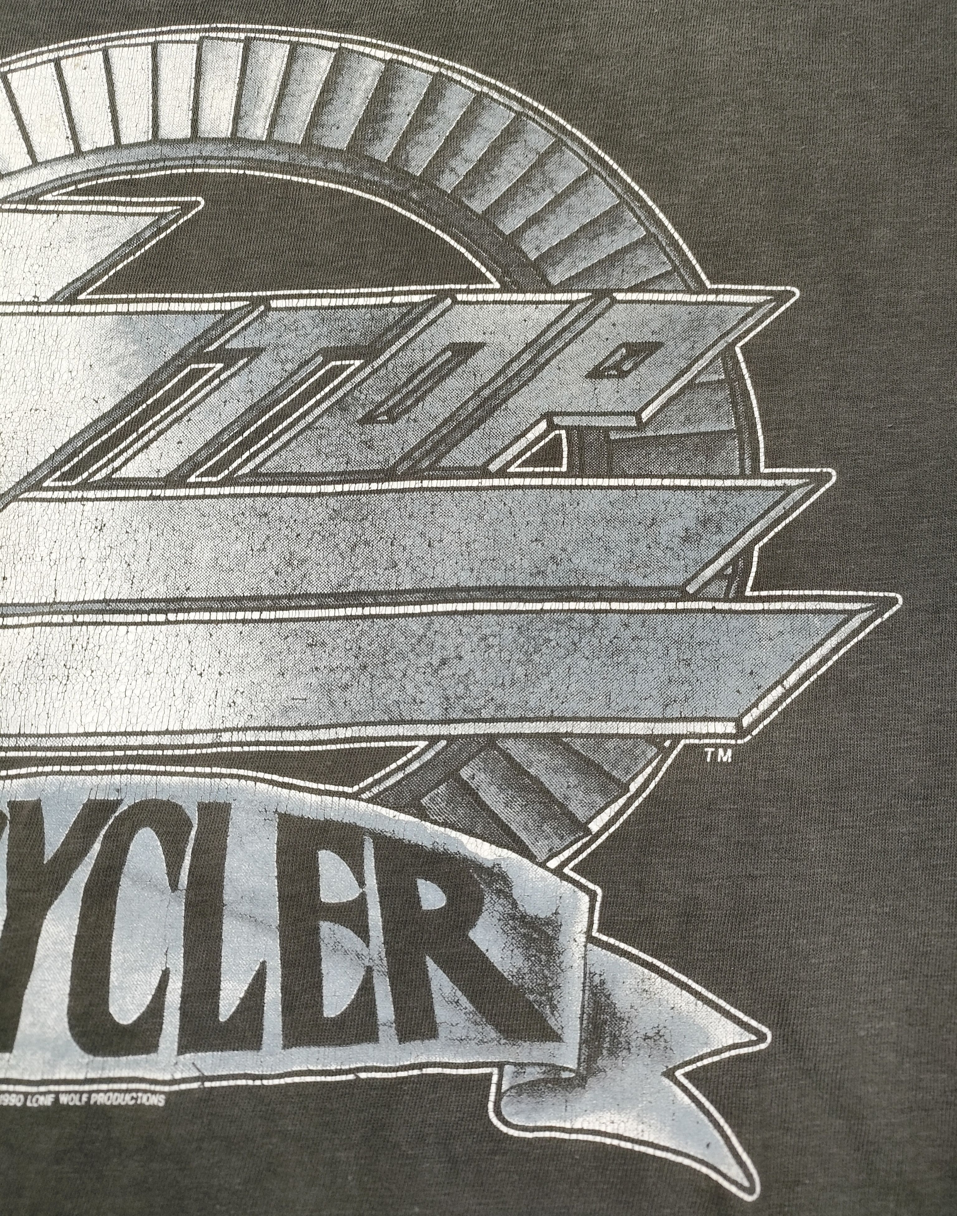 Band Tees 90s ZZ TOP RECYCLER WORLD TOUR 1991 Vintage Tee Size US L / EU 52-54 / 3 - 5 Thumbnail