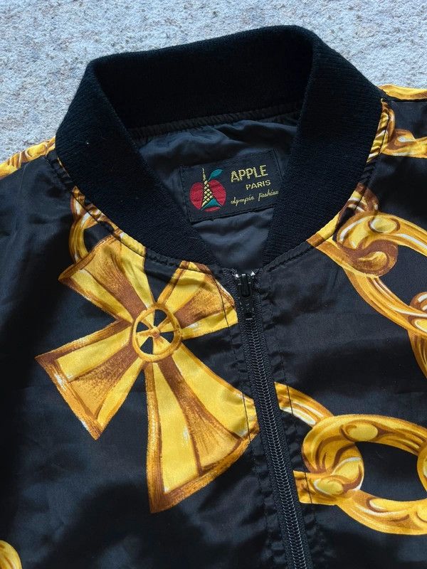 Other AppleParis Vintage 90s Chain Bomber Jacket Boxy Sz S Size US S / EU 44-46 / 1 - 5 Thumbnail