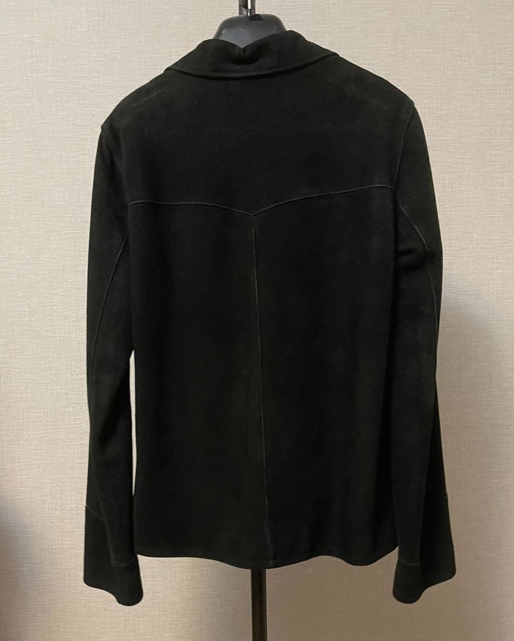 Saint Laurent Paris Saint Laurent Paris 2013FW Black Suede Trucker Jacket Size US S / EU 44-46 / 1 - 2 Thumbnail