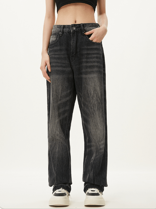 Japanese Brand × Jean American wide-leg loose cleanfit retro casual jeans Size US 32 / EU 48 - 1 Thumbnail