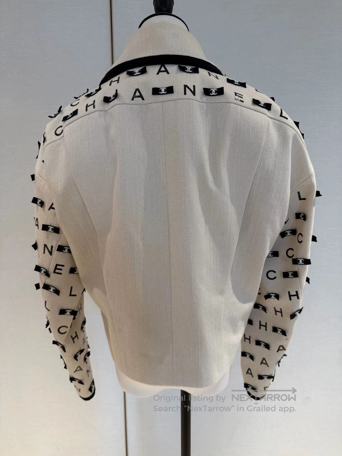 Chanel Chanel 21S Bow Logo Sequin Jacket. Size US S / EU 44-46 / 1 - 2 Thumbnail