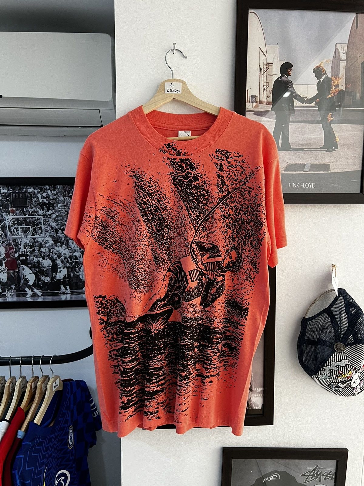 Vintage Surfer Full Front Print Tee
