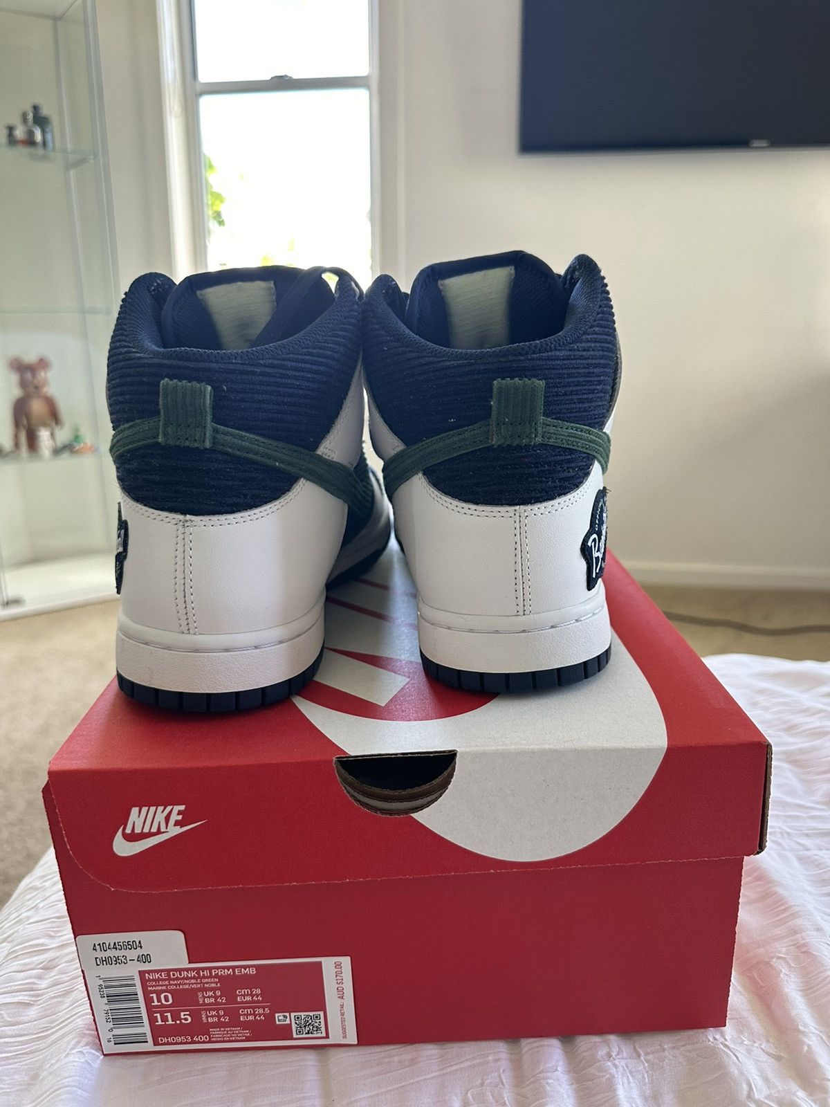 Nike NIKE DUNK HI PRM EMB Size US 10 / EU 43 - 4 Thumbnail