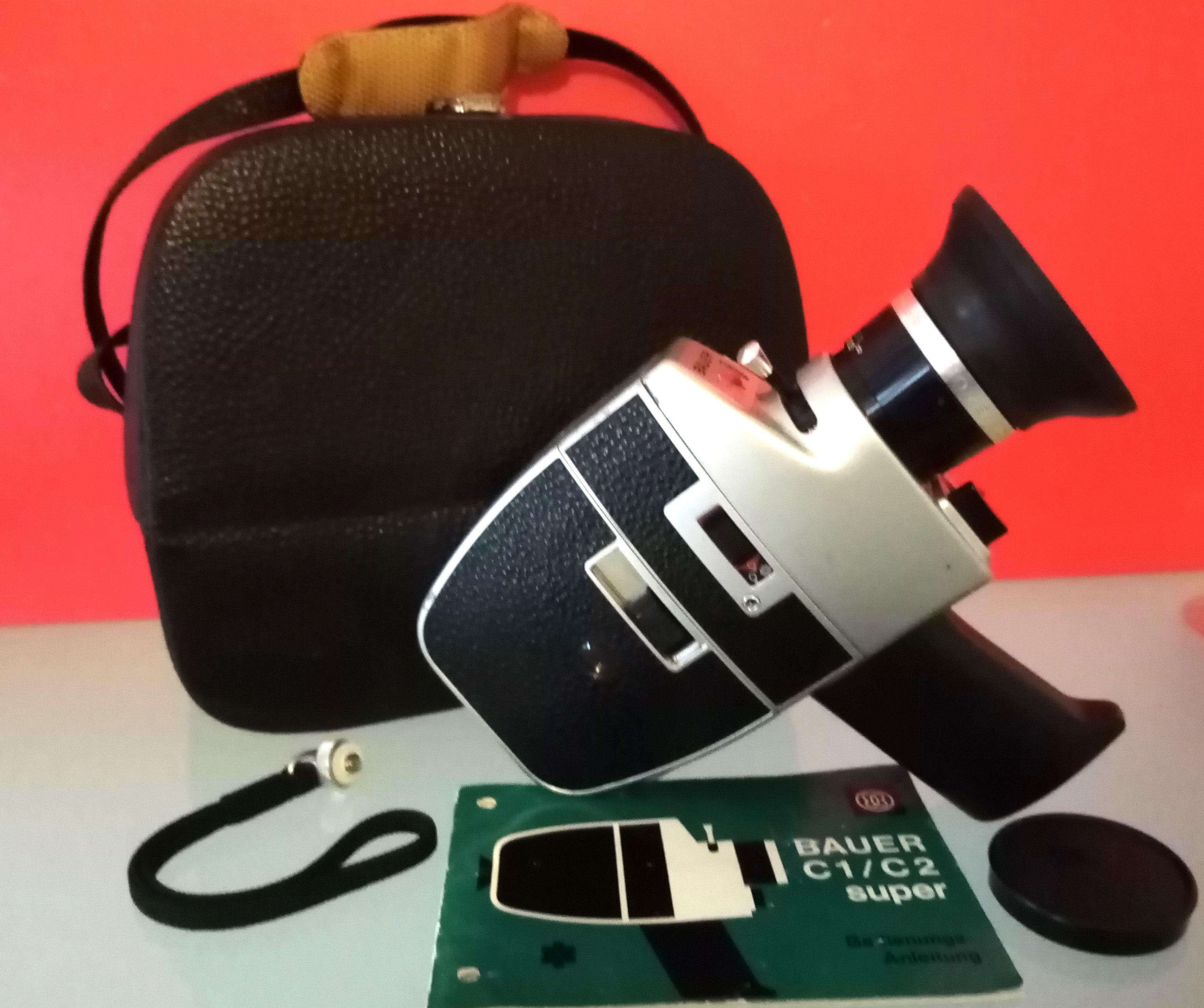 Vintage Vintage Bauer C 1. Super 8 Movie Camera & Original Case / Size ONE SIZE - 2 Thumbnail