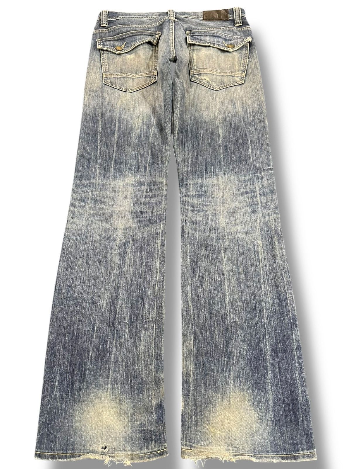 Jun Takahashi Vintage Uniqlo Jeans For Mens Mudwash Distressed Denim Size US 32 / EU 48 - 5 Thumbnail