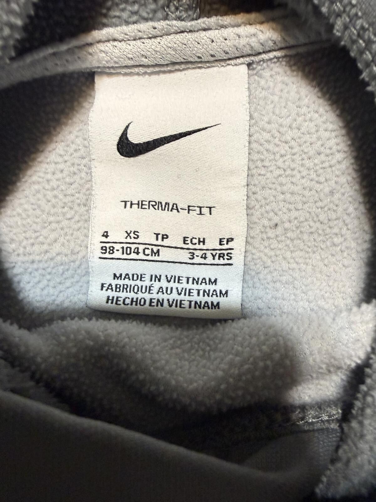 Nike Nike Therma-Fit Kids Hoodie Size 4 XS 3-4 Years Size US XS / EU 42 / 0 - 2 Thumbnail