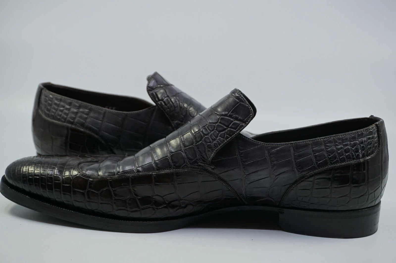 Gucci Gucci Loafers Crocodile Exotic UK 12.5 US 13.5 EU 46.5 Size US 13 / EU 46 - 4 Thumbnail