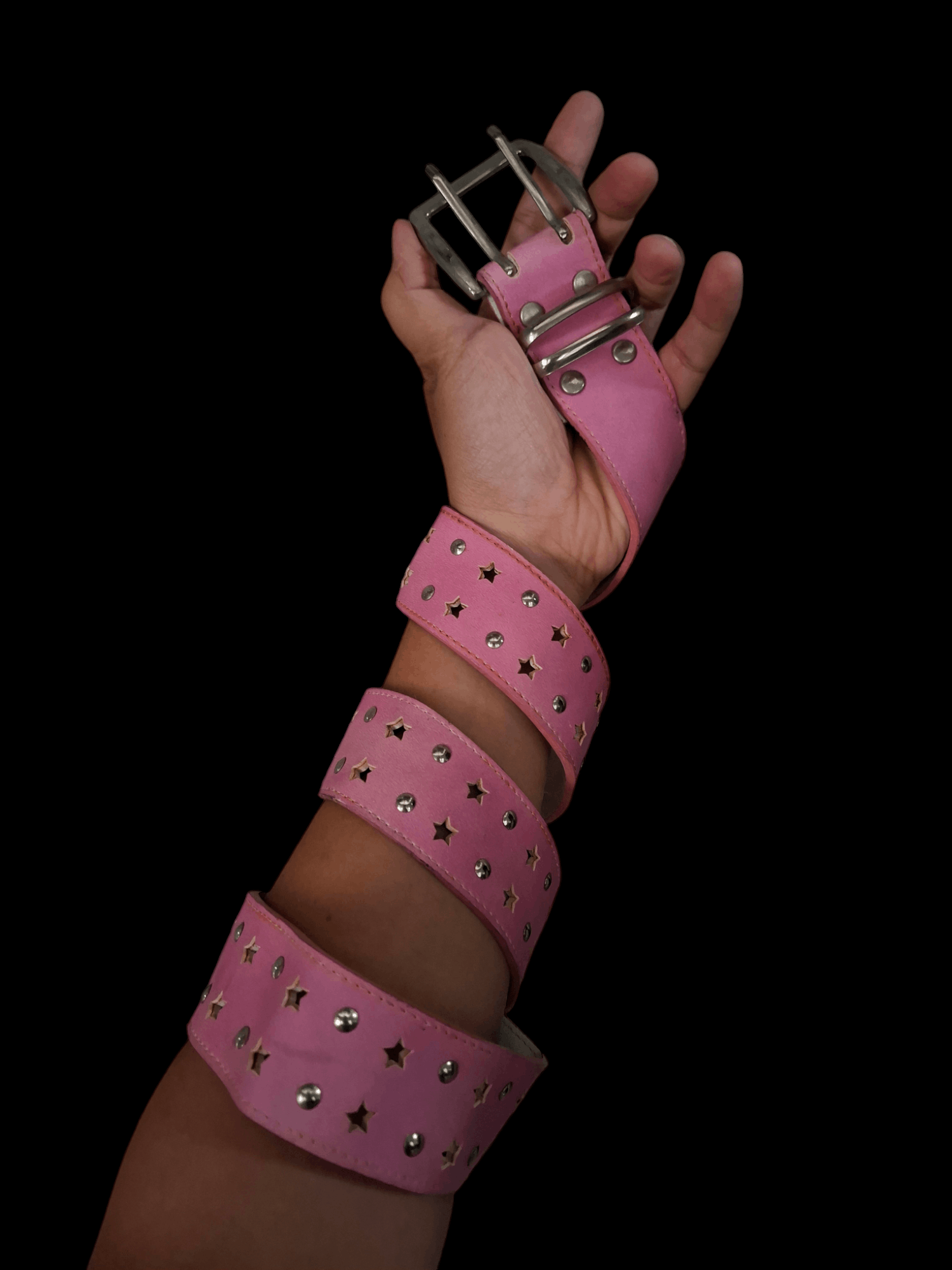 Japanese Brand × KMRii × Le Grande Bleu (L.G.B.) Vintage Y2k Star pink belts Size ONE SIZE - 1 Thumbnail