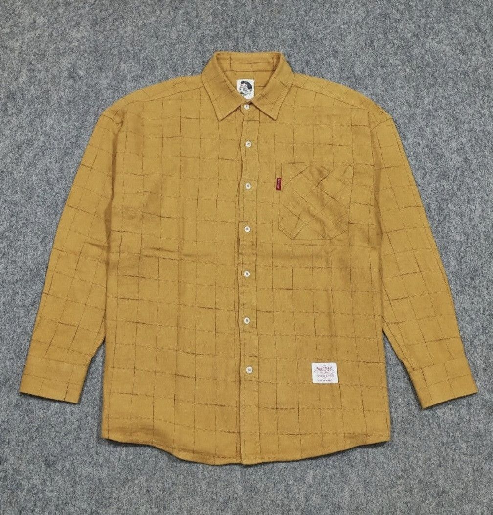 Japanese Brand × Vintage Yellow 🌼 Vintage Mccoy Industry shirt Size US XL / EU 56 / 4 - 1 Thumbnail