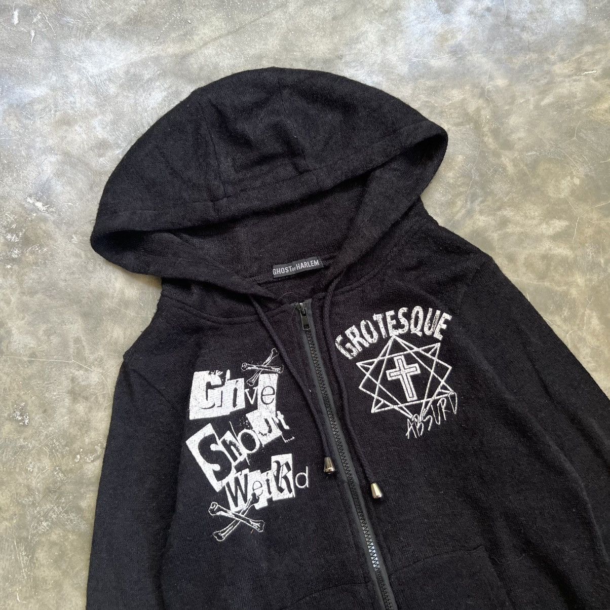 Hysteric Glamour 2000s Ghost Of Harlem Skull Zip Hoodie Size US S / EU 44-46 / 1 - 3 Thumbnail