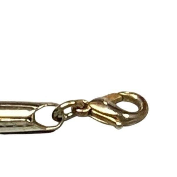 Other Gold-Tone Faceted Bracelet With Lobster Clasp 7 1/2 inches Size ONE SIZE - 4 Thumbnail