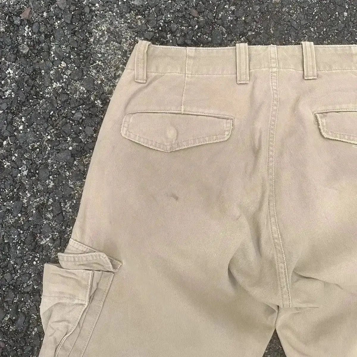 Surplus Research BLUE WAY x SURPLUS TROUSERS DISTRESSED KNEE UTILITY CARGO Size US 29 - 14 Thumbnail