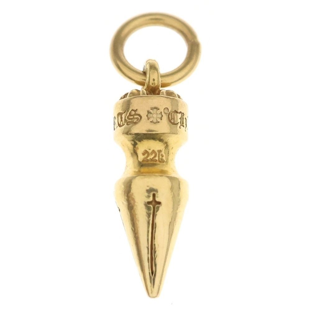 Chrome Hearts Chrome Hearts 22K Gold Spike Charm Necklace Size ONE SIZE - 2 Thumbnail