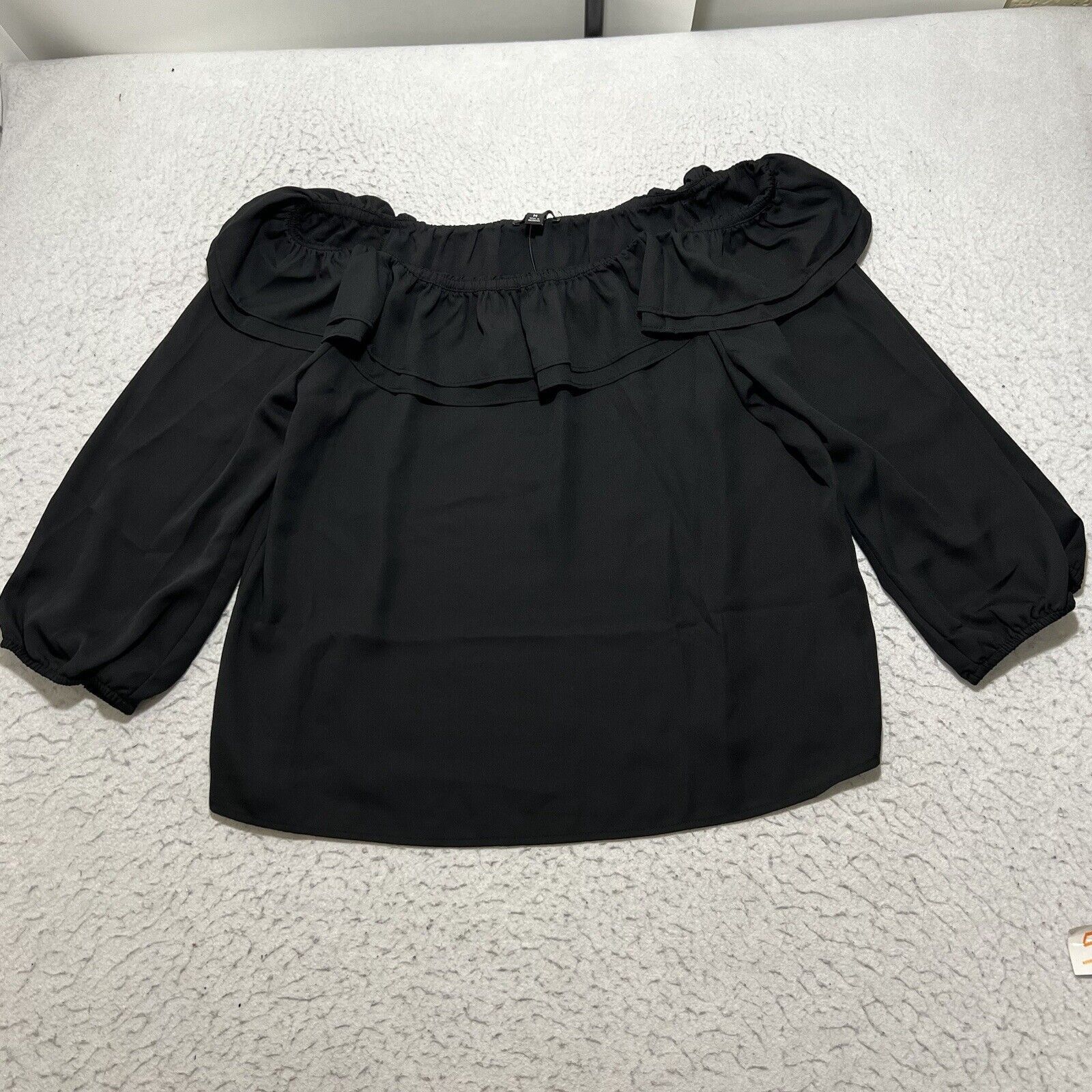 J.Crew J. Crew Mercantile Ruffle Convertible Off Shoulder Blouse Size M / US 6-8 / IT 42-44 - 1 Thumbnail