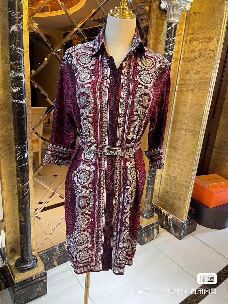 Versace Versace Silk dress Size M / US 6-8 / IT 42-44 - 3 Thumbnail