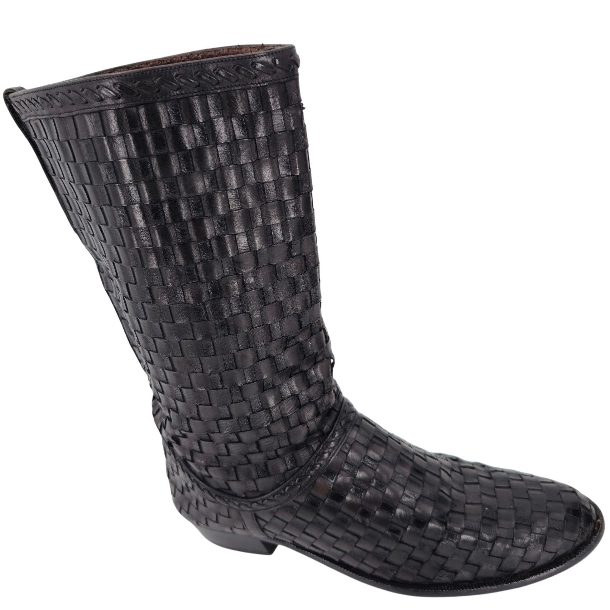 Bally Vintage Bally Italy Full Hand Woven Calfskin Boots Mens 8.5 Size US 8.5 / EU 41-42 - 12 Thumbnail