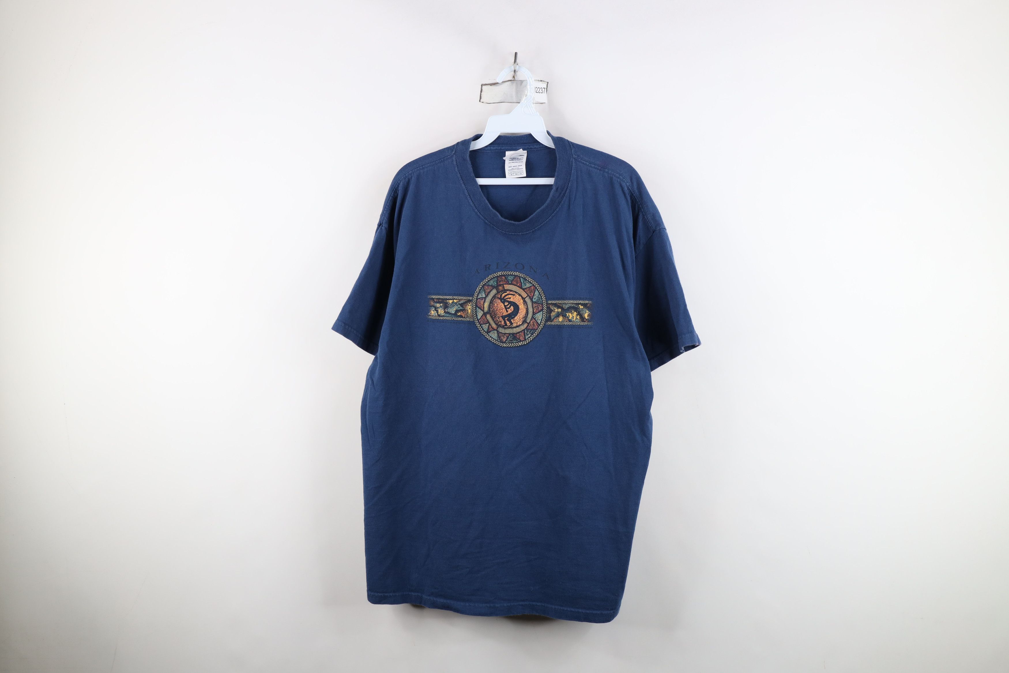 Vintage Vintage 90s Y2K Streetwear Kokopelli Short Sleeve T-Shirt Size US XL / EU 56 / 4 - 1 Thumbnail