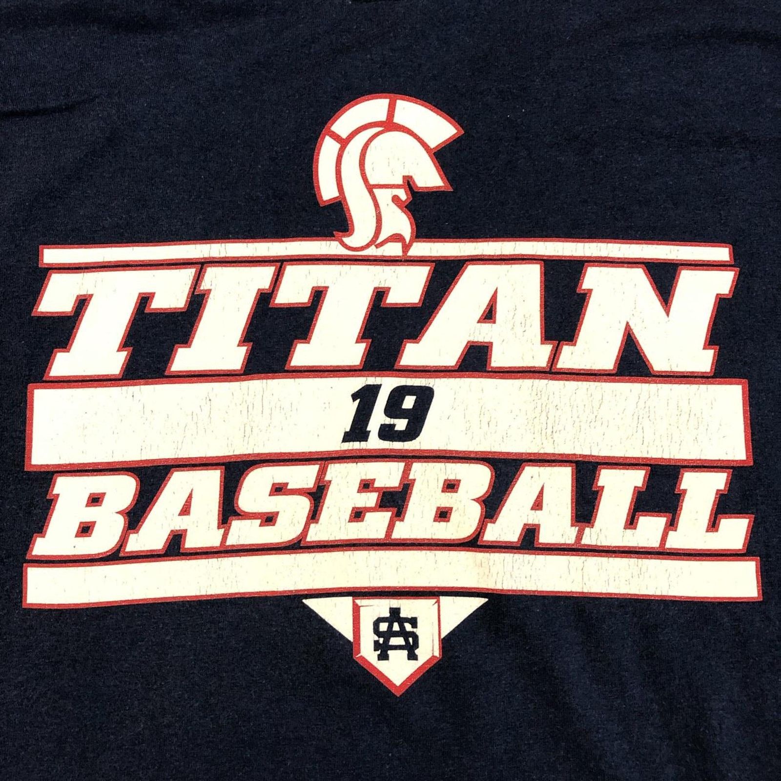 Hanes Navy Titan Baseball Graphic Tee Size US S / EU 44-46 / 1 - 3 Thumbnail