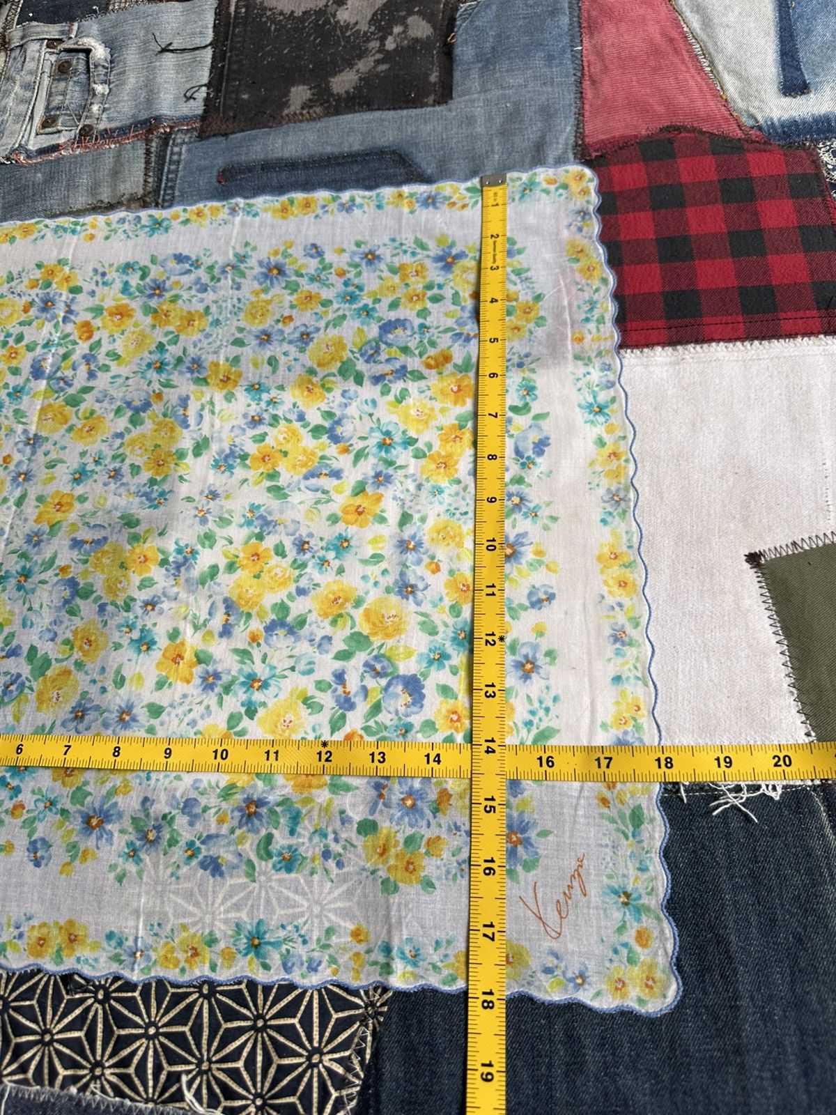 Kenzo × Vintage Vintage Kenzo Handkerchief/ Neckerchief/ Bandana Size ONE SIZE - 15 Thumbnail
