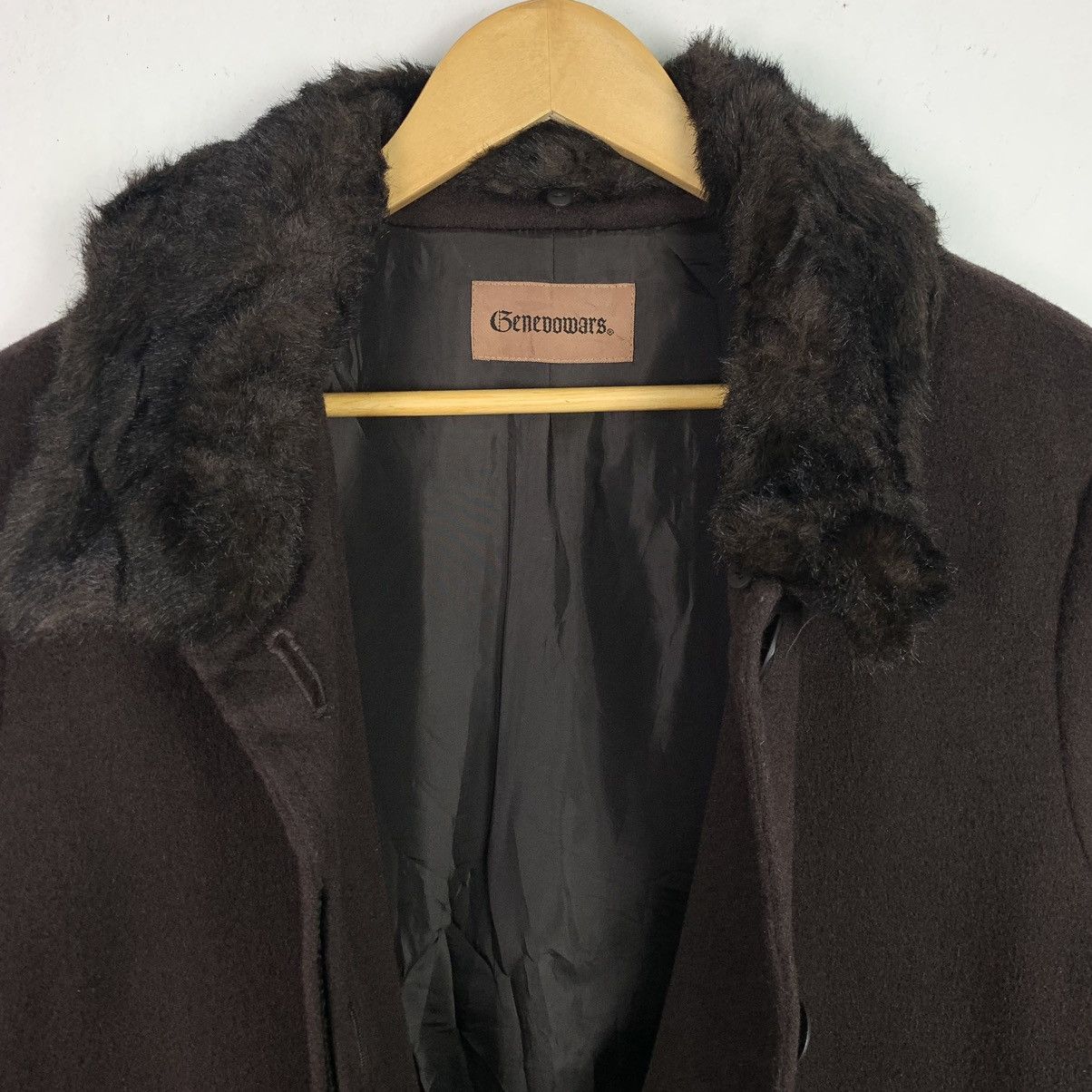 Japanese Brand × Vintage Vintage Japanese Brand Wool Coat Jacket Size US XL / EU 56 / 4 - 10 Thumbnail