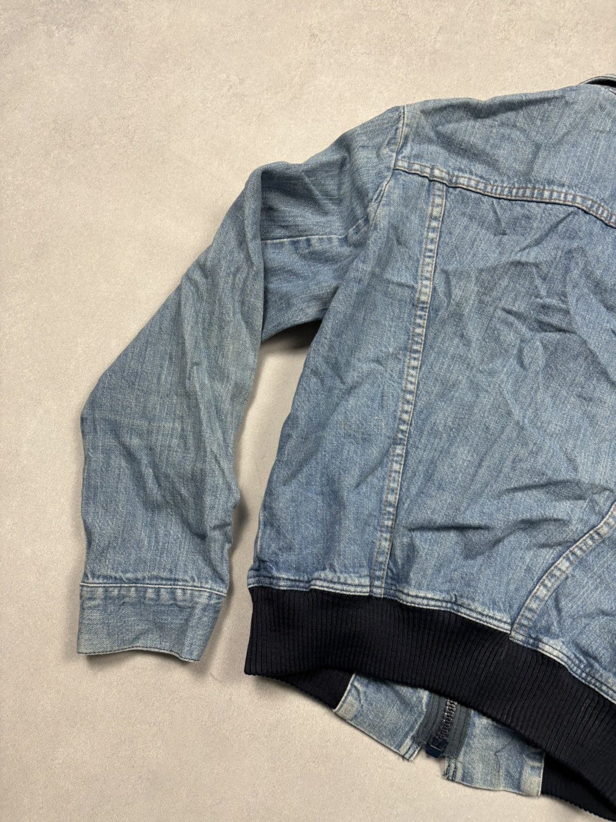Wrangler Vintage Wrangler Zip Up Denim Trucker Jacket 80s Rare Faded Size XS / US 0-2 / IT 36-38 - 12 Thumbnail