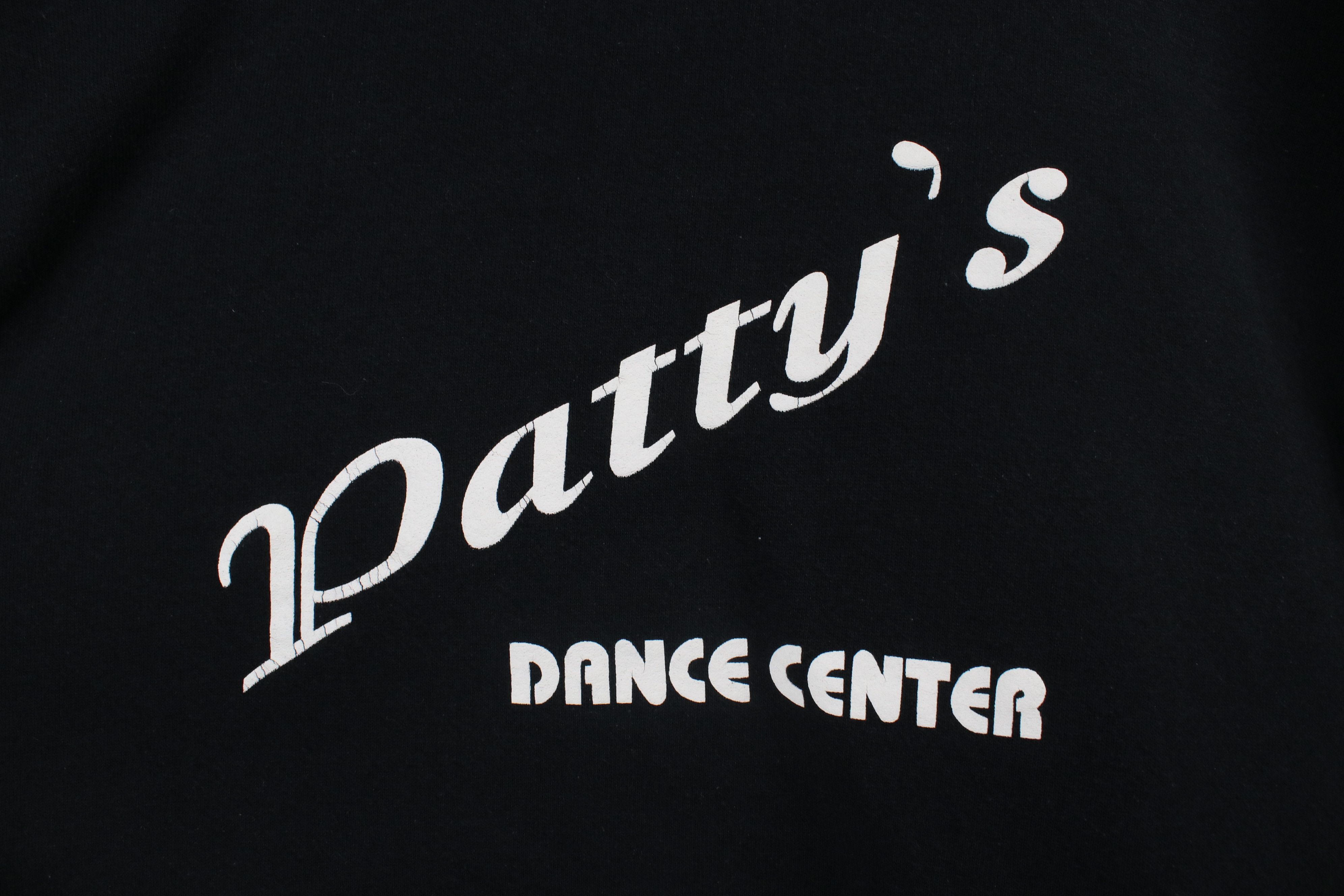Vintage Vintage 90s Pattys Dance Center Hoodie Sweatshirt Black USA Size US XL / EU 56 / 4 - 9 Thumbnail