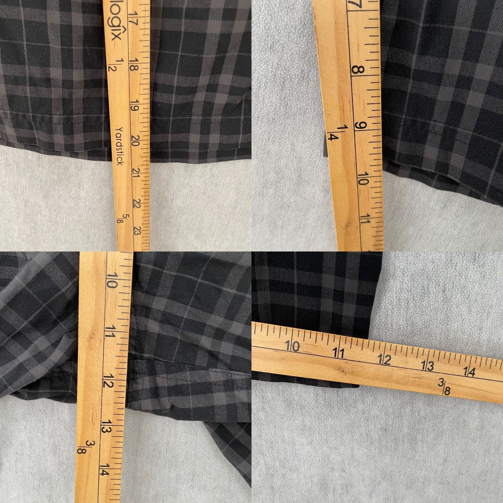Lululemon Vintage Lululemon Shorts Mens 34 Casual Plaid Nylon Spandex Logo Pockets Size US 34 / EU 50 - 8 Thumbnail