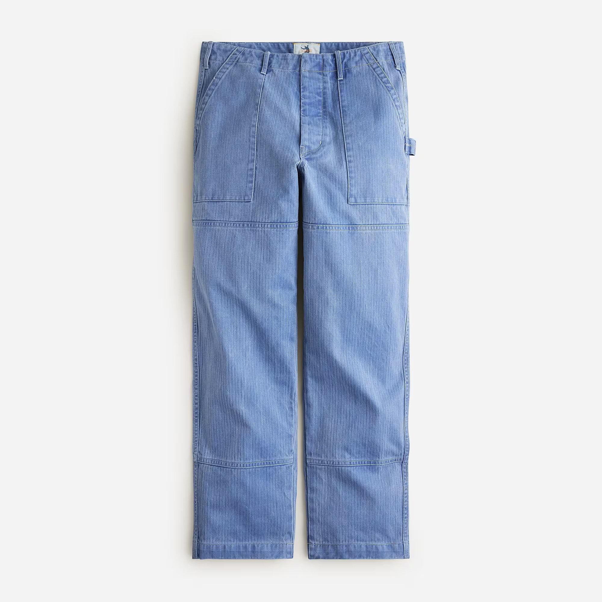 image of Limited-Edition Union La X J.crew Double Knee Painter Pant in Blue, Men's (Size 30)