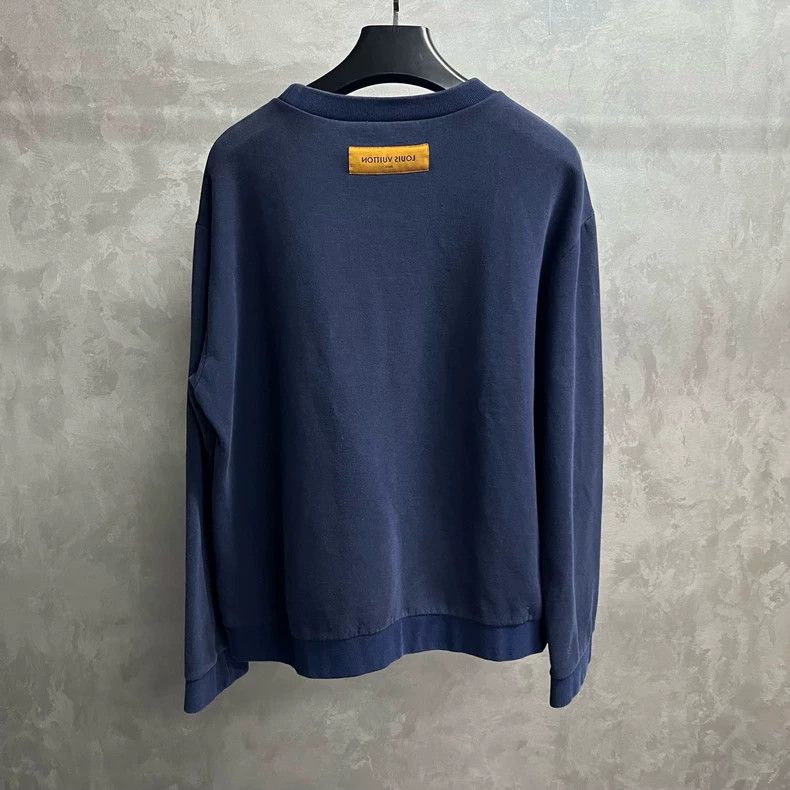 Louis Vuitton Louis Vuitton Classic pullover crewneck sweatshirt with na Size US XXL / EU 58 / 5 - 5 Thumbnail