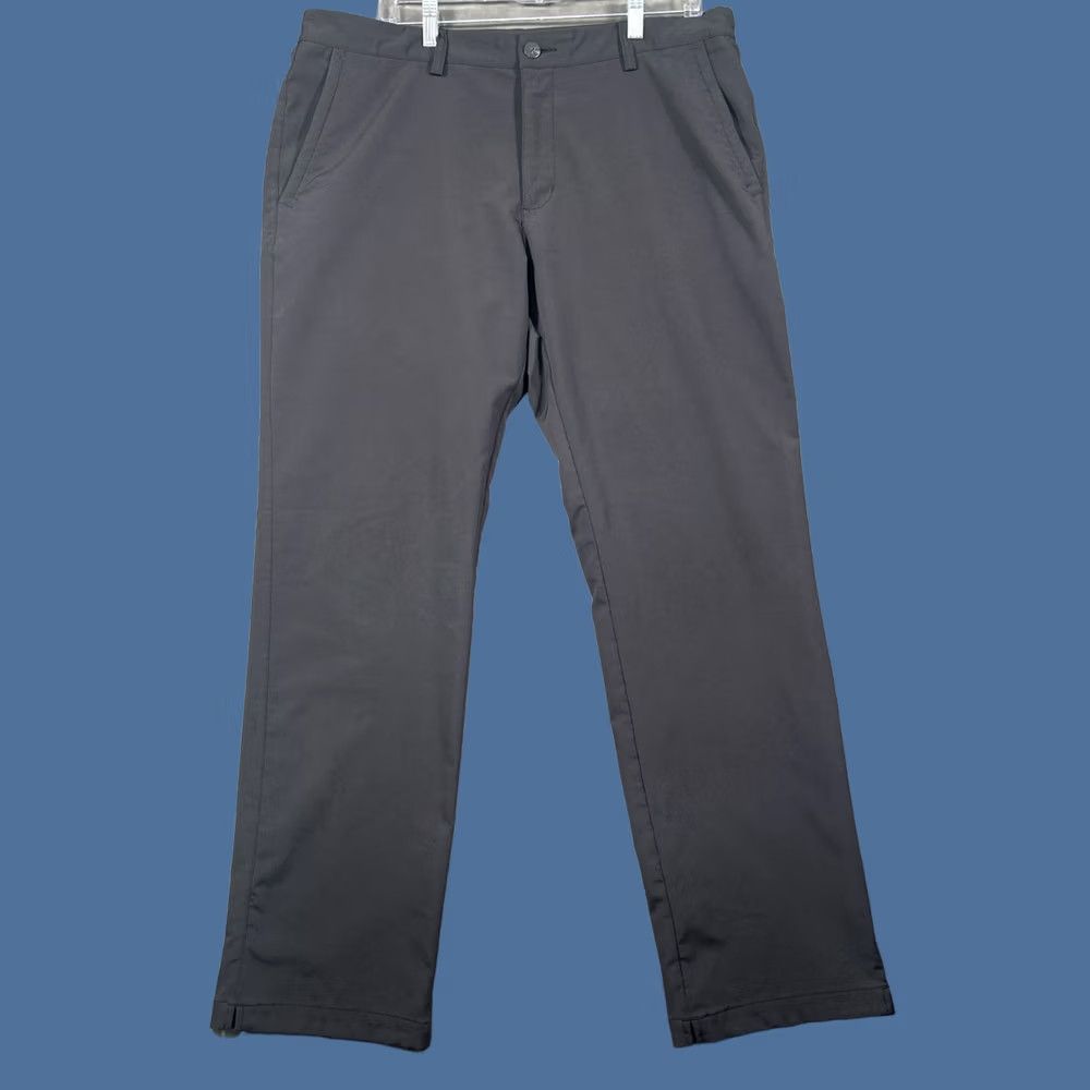 Adidas Adidas Golf Chino Pants Mens 36 (Fits 37) x 32 Black ClimaLite Straight Leg Size US 36 / EU 52 - 1 Thumbnail