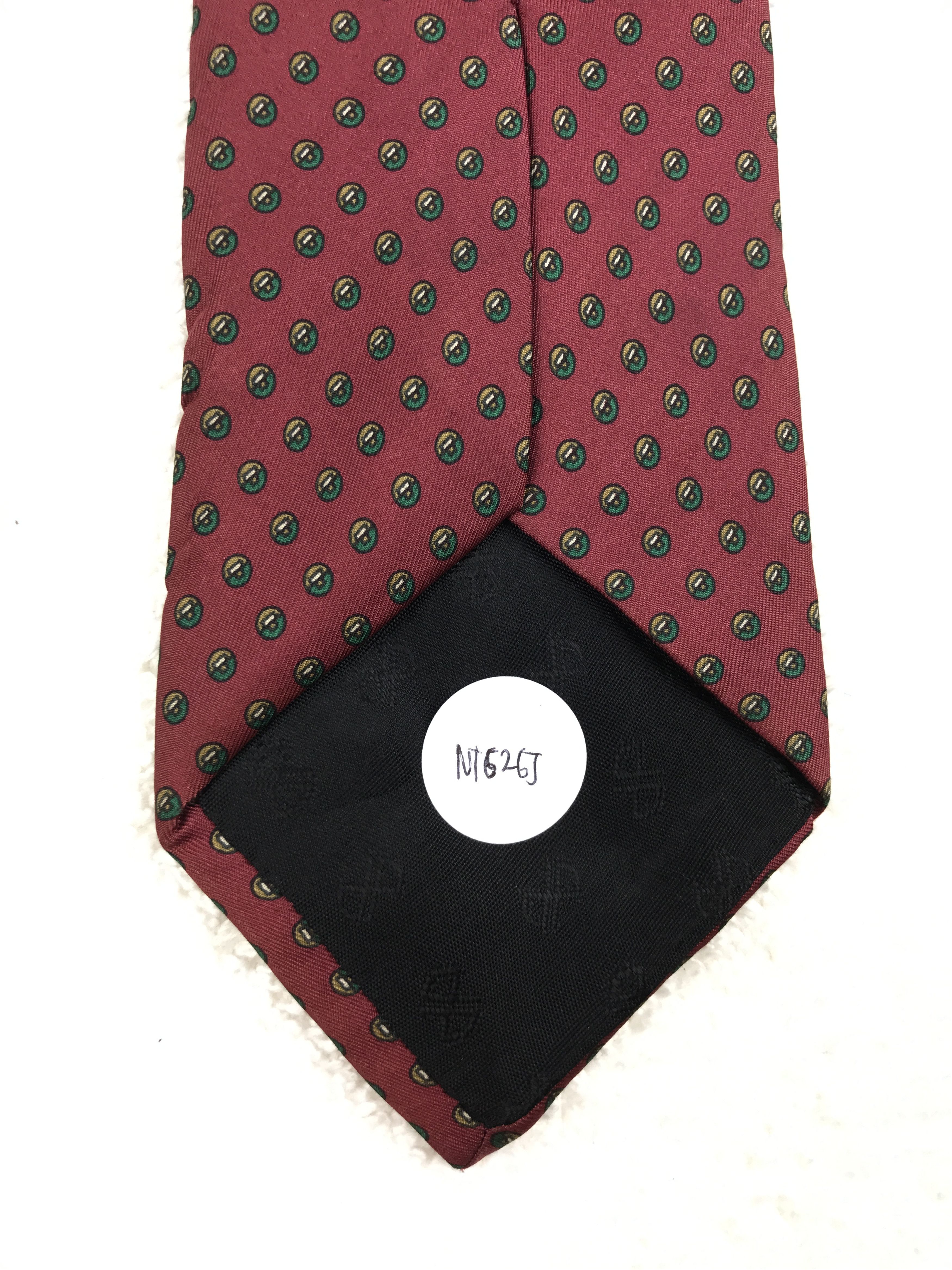 Designer × Vintage Vintage Jean Patou Silk Necktie Size ONE SIZE - 7 Thumbnail