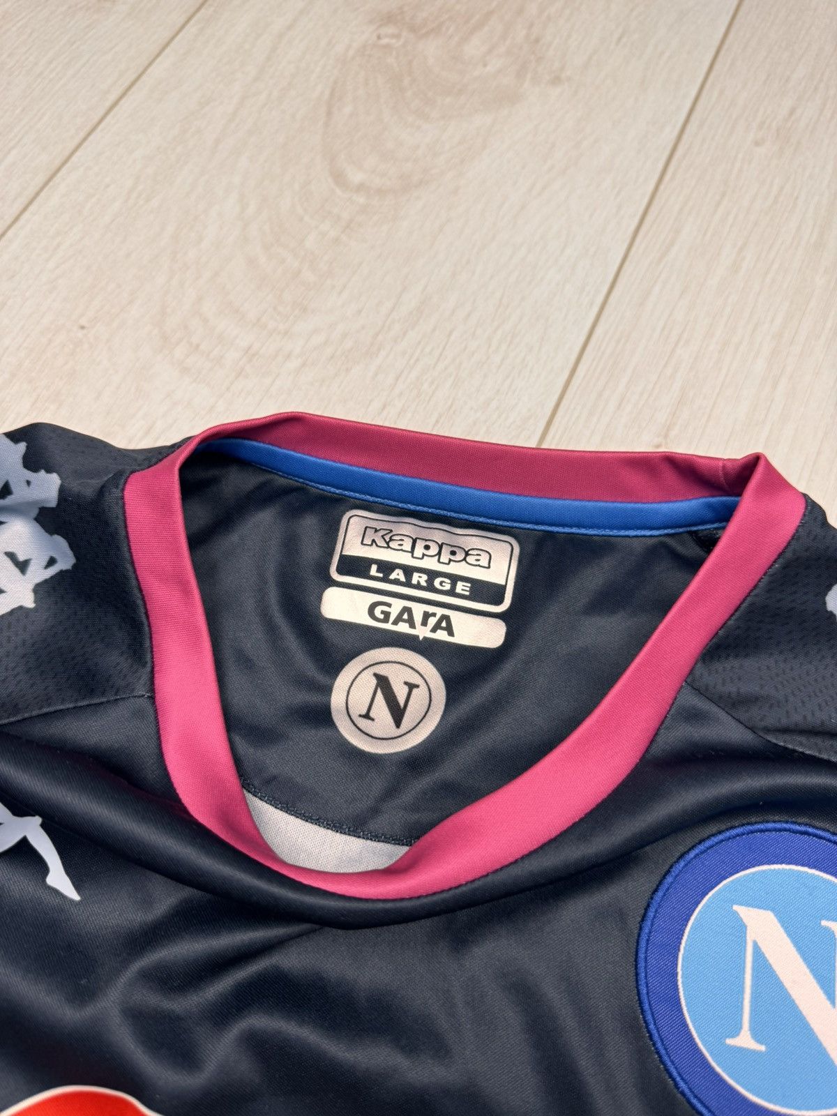 Kappa Kappa SSC Napoli 20/21 Soccer Jersey Size US L / EU 52-54 / 3 - 8 Thumbnail