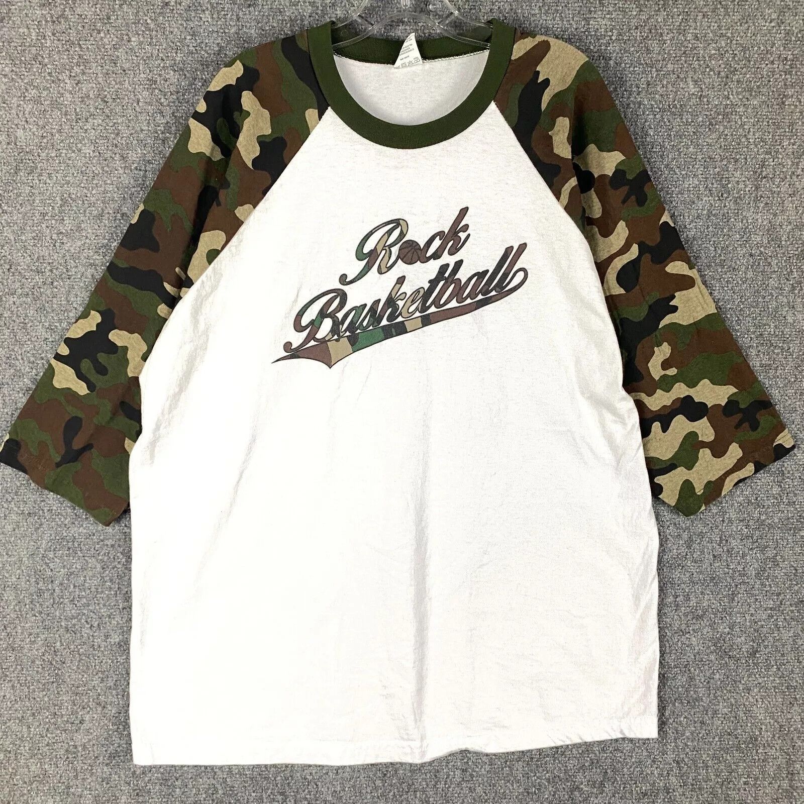 Vintage Pro Club Shirt Men's 2XL 3/4 Sleeve Camouflage Comfort Rock Size US XXL / EU 58 / 5 - 1 Thumbnail