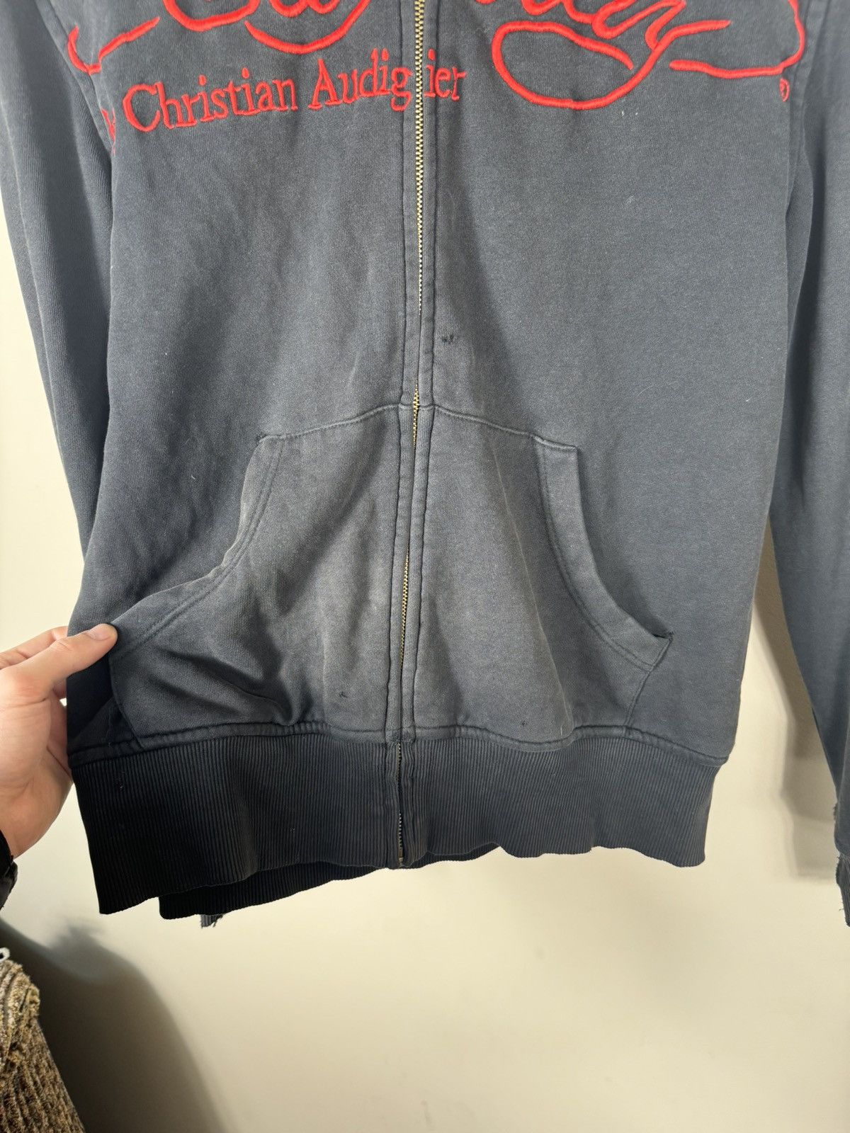 Ed Hardy Ed Hardy by Christian Audigier Distressed Hoodie Size US S / EU 44-46 / 1 - 6 Thumbnail